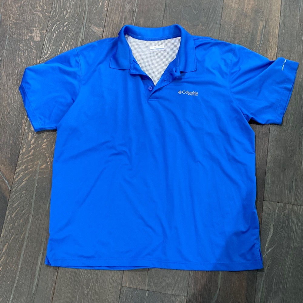 NWOT Men’s Columbia pfg collared short sleeve shirt XL